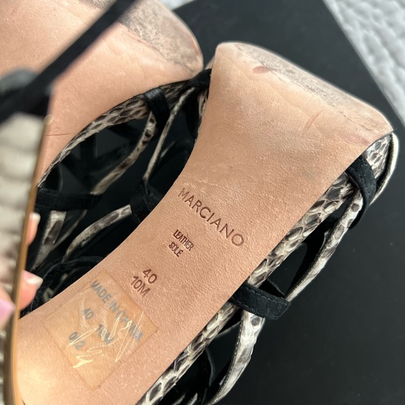 Marciano tie up Heel Sandals - Picture 2 of 4